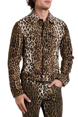 cosimo im versace|Versace leopard illusion jeans.